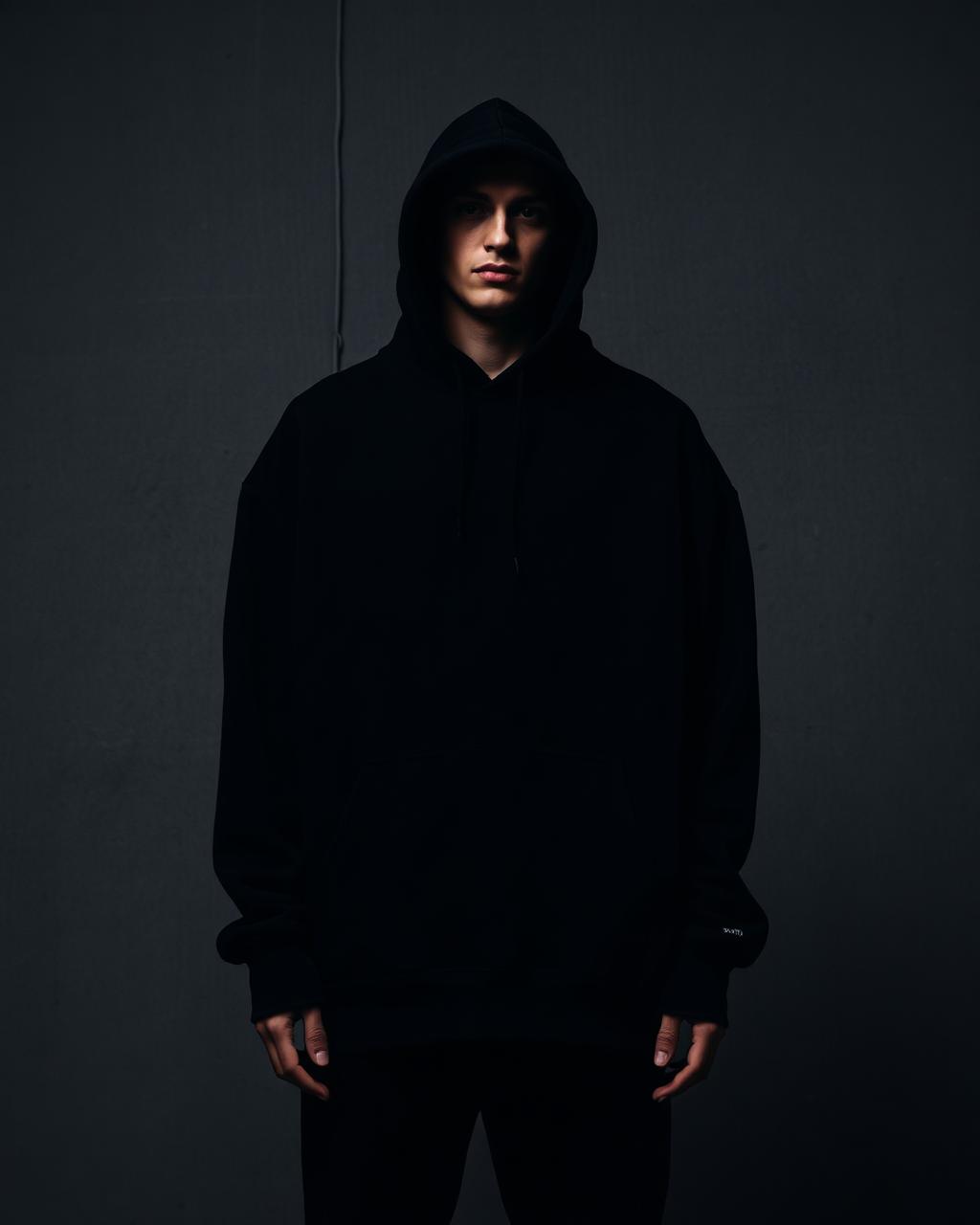 Heavyweight oversized STANZ streetwear hoodie